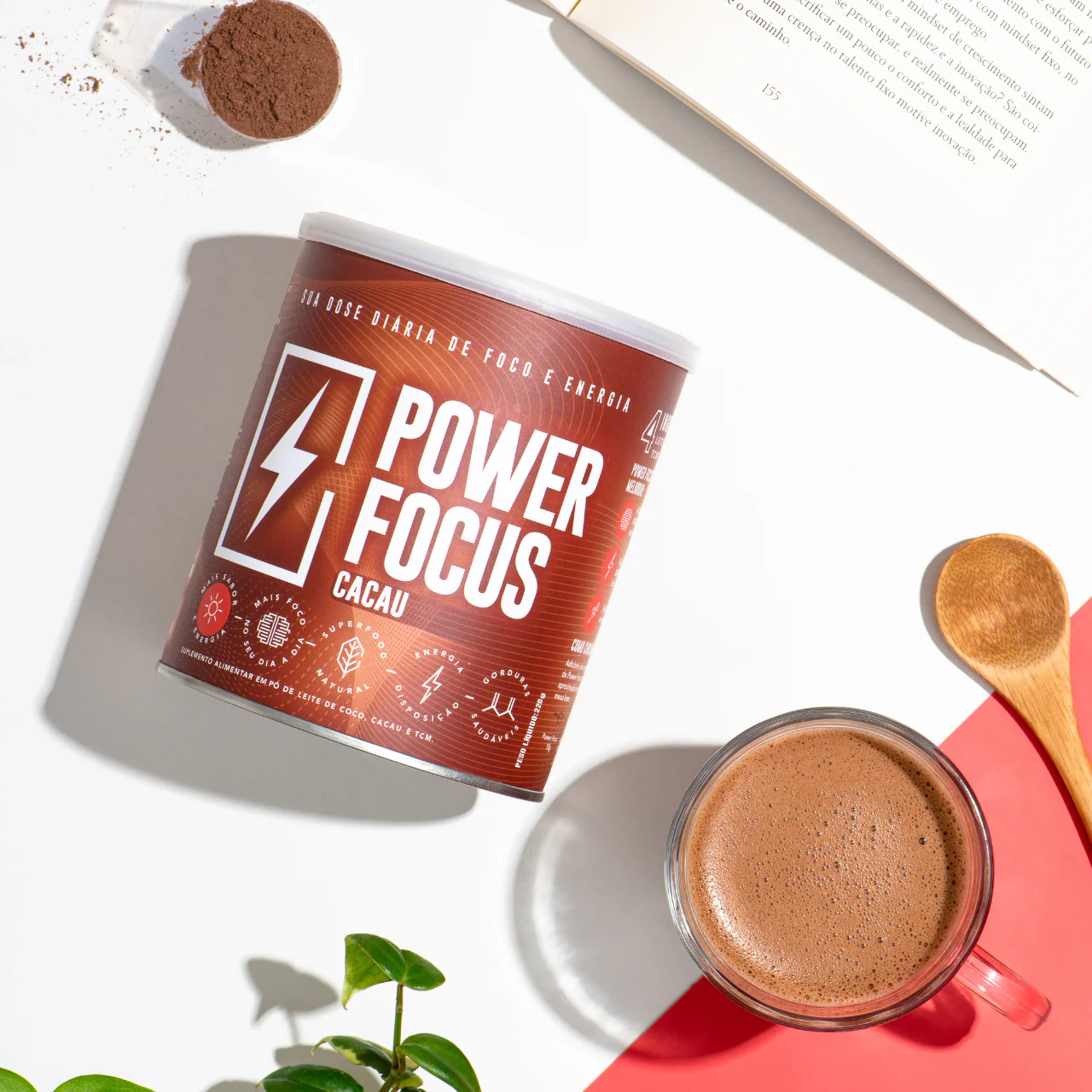 Power Focus Cacau Lata 220g - Image 3