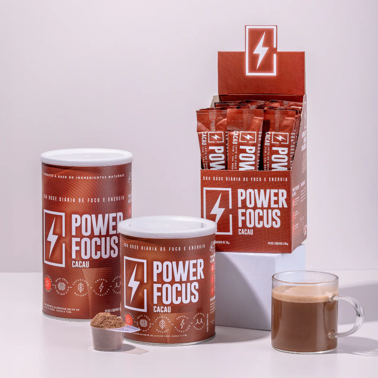 Power Focus Cacau Lata 380g - Image 3